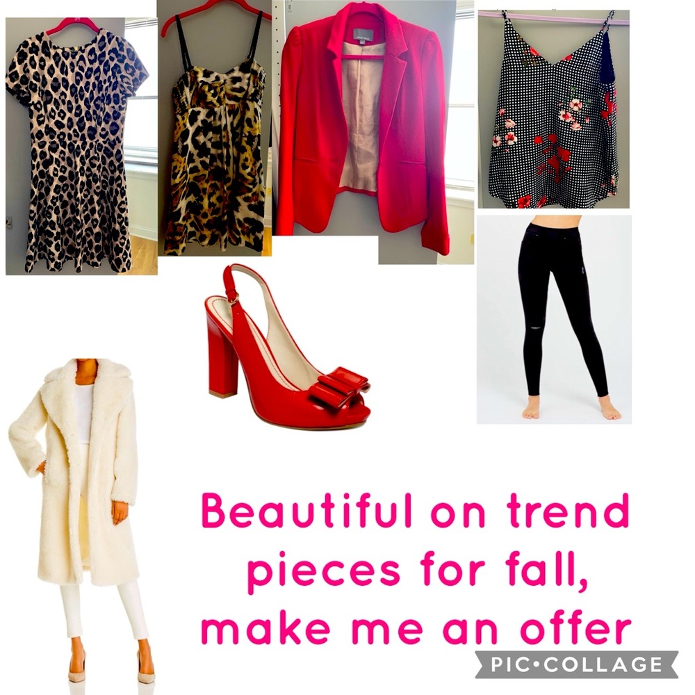Beautiful on trend pieces for fall! Make me an offer!